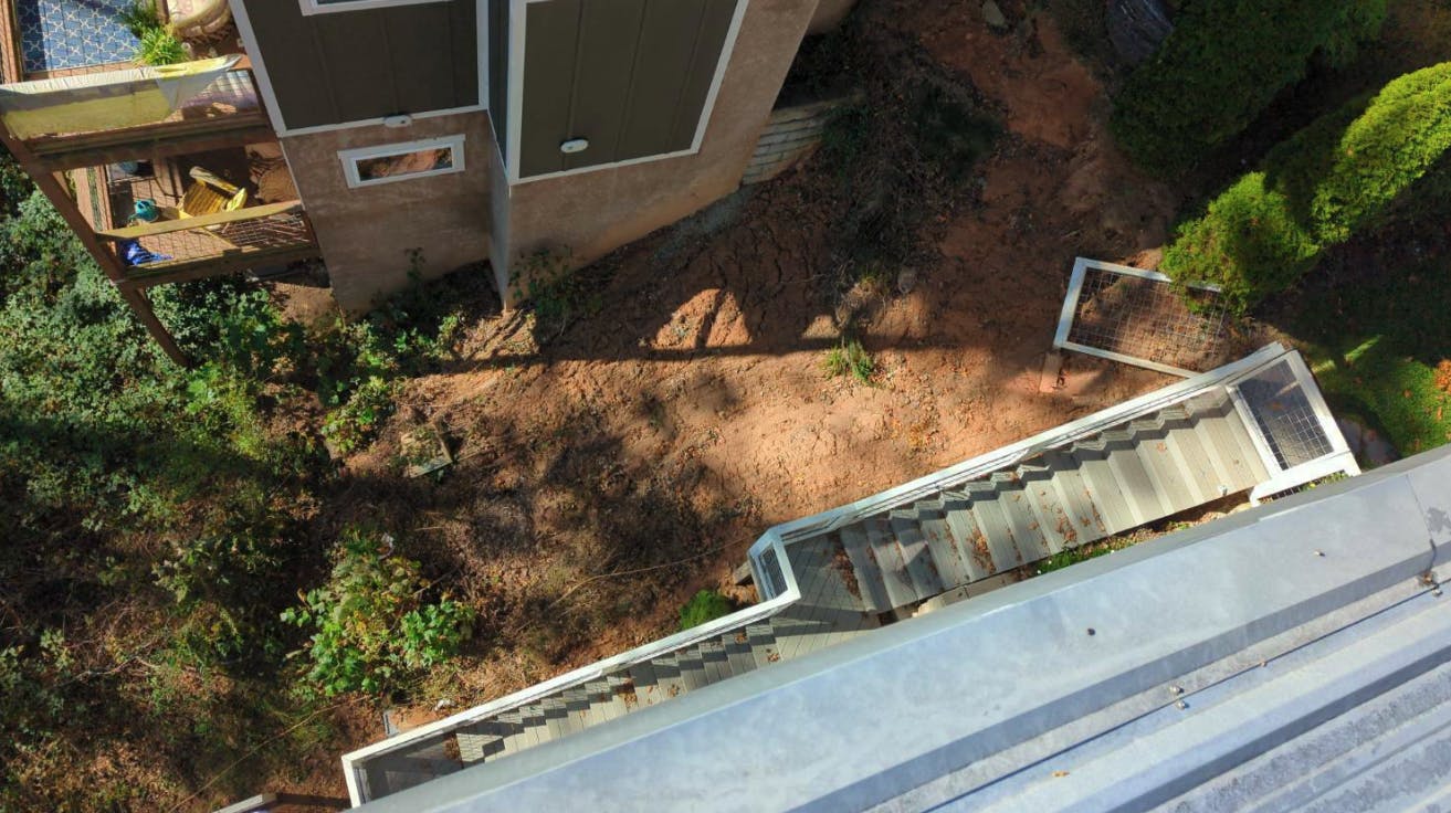 mudslide on house