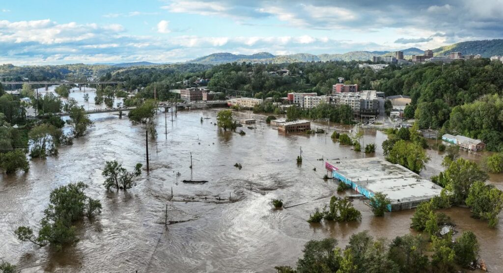 asheville flood